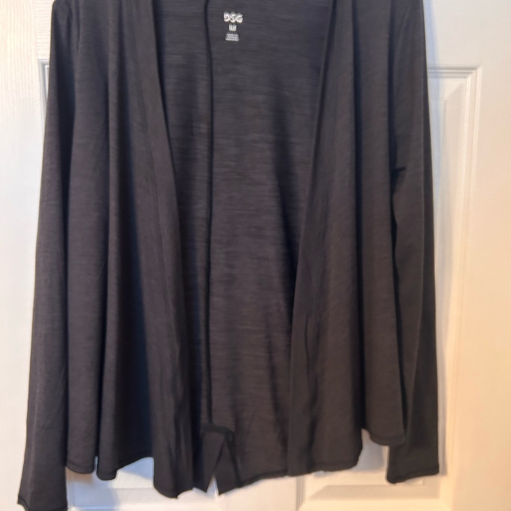 BSG Black Open Front Cardigan